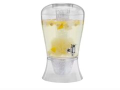 Dispenser pentru bauturi cu recipient pentru gheata, Ice Cold, 8 l, plastic, transparent