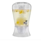 Dispenser pentru bauturi cu recipient pentru gheata, Ice Cold, 8 l, plastic, transparent