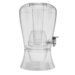 Dispenser pentru bauturi cu recipient pentru gheata, Ice Cold, 8 l, plastic, transparent